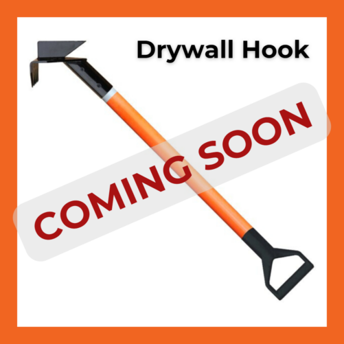 drywall hook with orange handle and d-handle